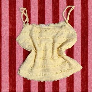 Heart Hips Yellow Lace Camisole